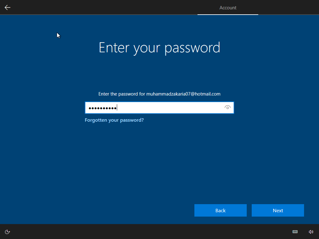 membuat password windows