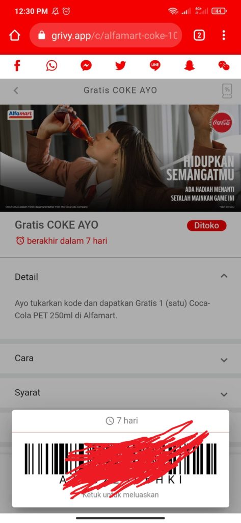 Cara Membuat Akun Lebih dari Satu Untuk Mendapatkan Minuman Coca Cola Gratis dari Alfamart
