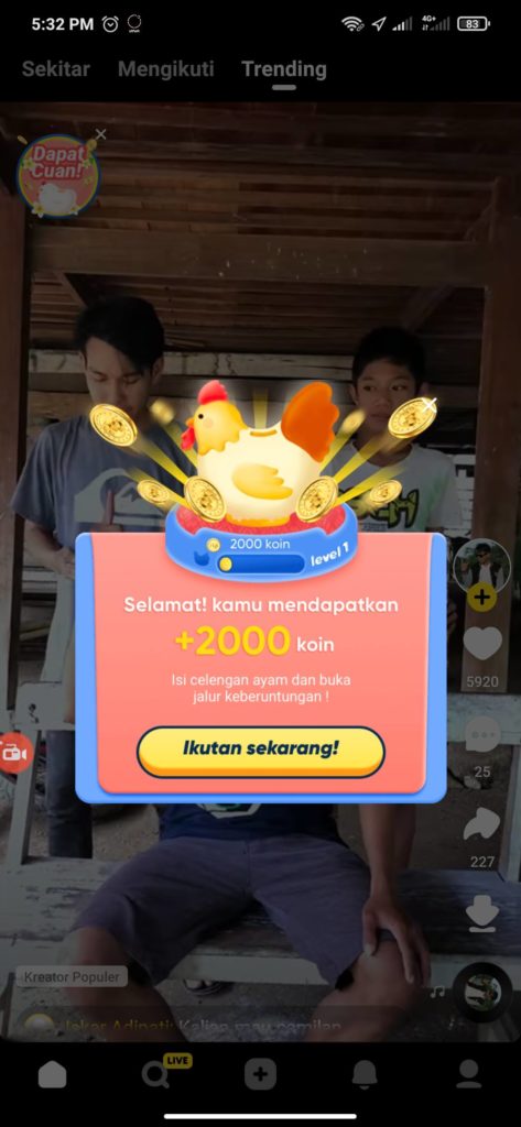 Cara Mendapatkan Saldo Gopay Gratis dari Aplikasi Snack Video