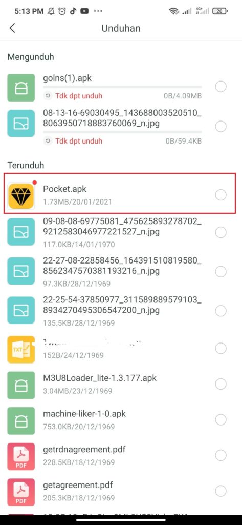 Cara Instal Aplikasi Money Game Pocket Android