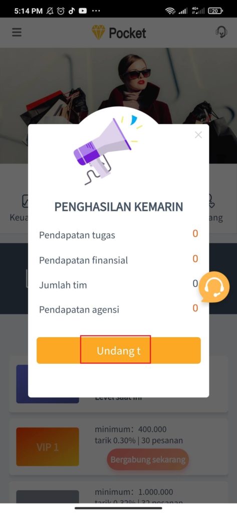 Cara Menggunakan Aplikasi Money Game Pocket Android