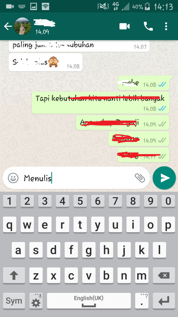 cara mengatasi teks selalu muncul saat mengirim pesan whatsapp
