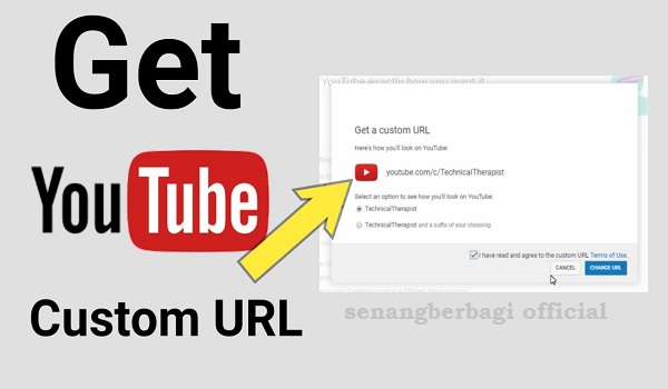 Cara Membuat Kustom URL Channel Youtube Terbaru