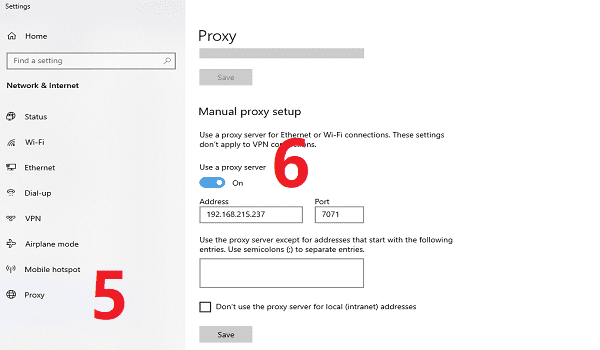 cara settings proxy di laptop atau komputer