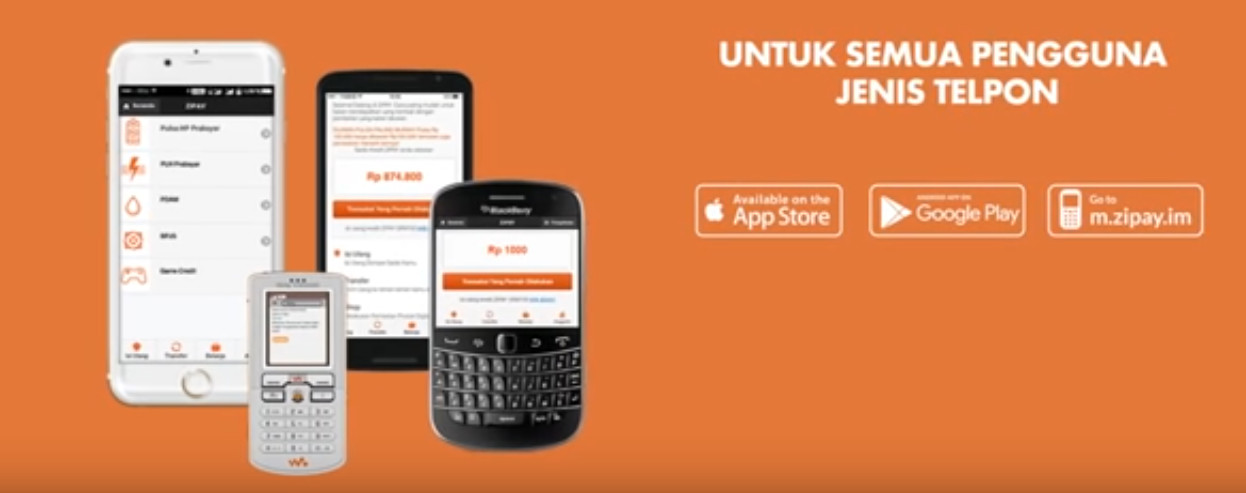 Zipay pembayaran Pulsa Gratis