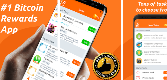 Bitcoin Rewards App