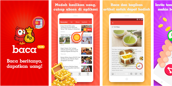 Pulsa Gratis dari Aplikasi Baca Plus