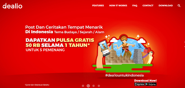 Cara Mendapatkan Pulsa Gratis Terbaru dari Aplikasi Dealio Android