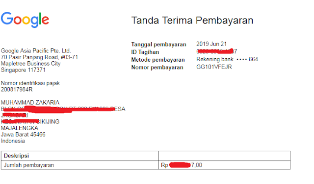 Penghasilan Google Adsense