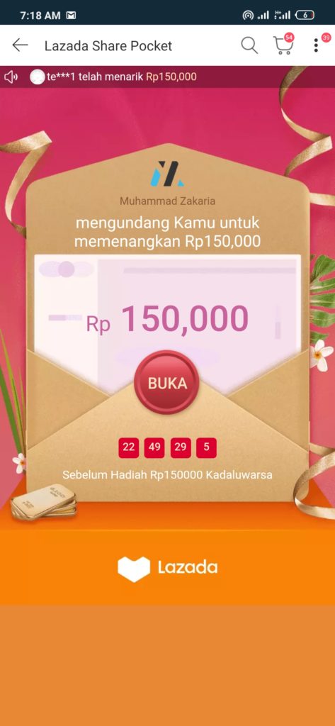 Cara Mendapatkan Saldo Lazada Gratis dari Aplikasi Lazada Android