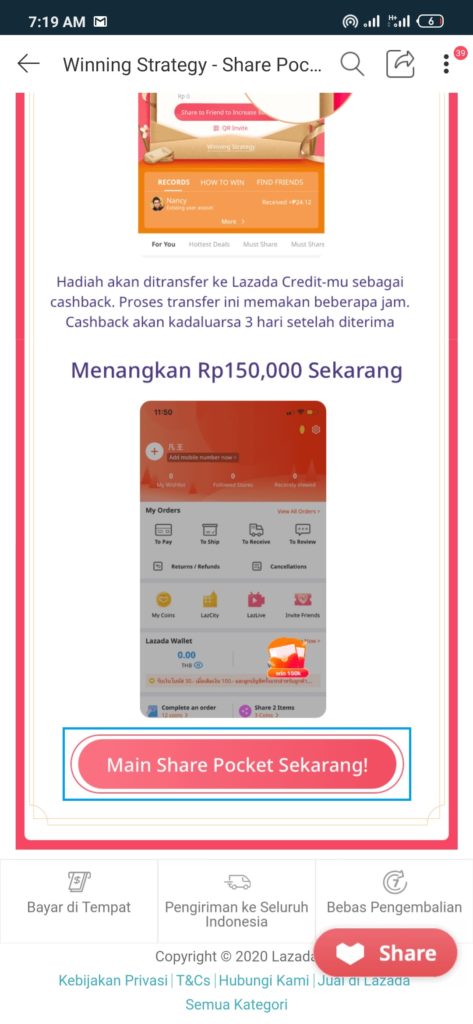 event Lazada september