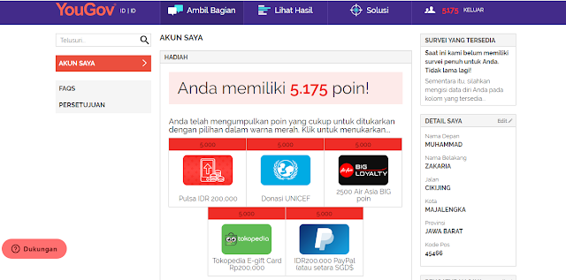 Yougov Penukaran Pulsa