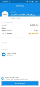 kirim uang dari dana gratis ke rekening jenius