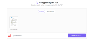 Menggabungkan File PDF dengan Menambahkan File dari Penyimapan