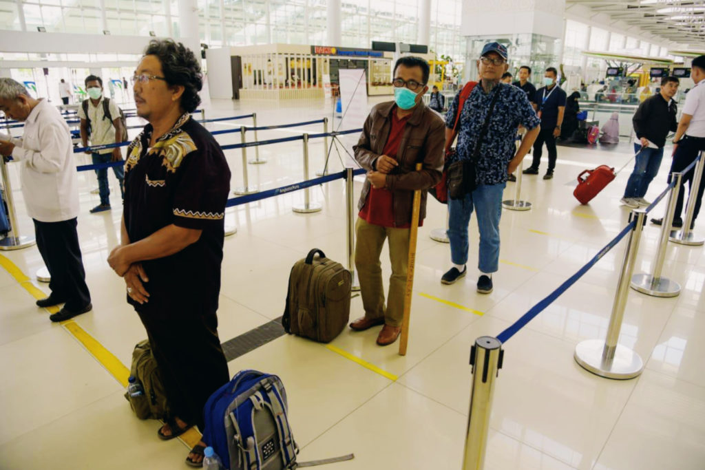 Angkasa Pura I Terapkan Social Distancing di Bandara-Bandara