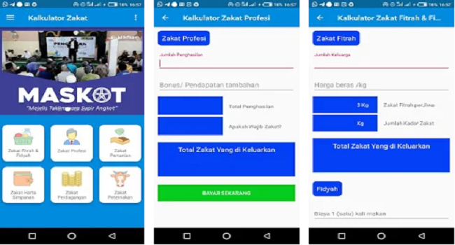 Aplikasi zakat online