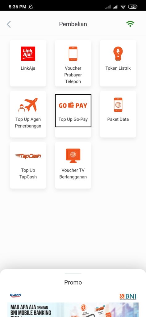 Top Up Gopay