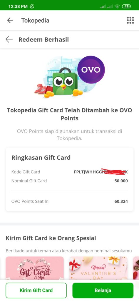 Voucher Tokopedia dari Licorice