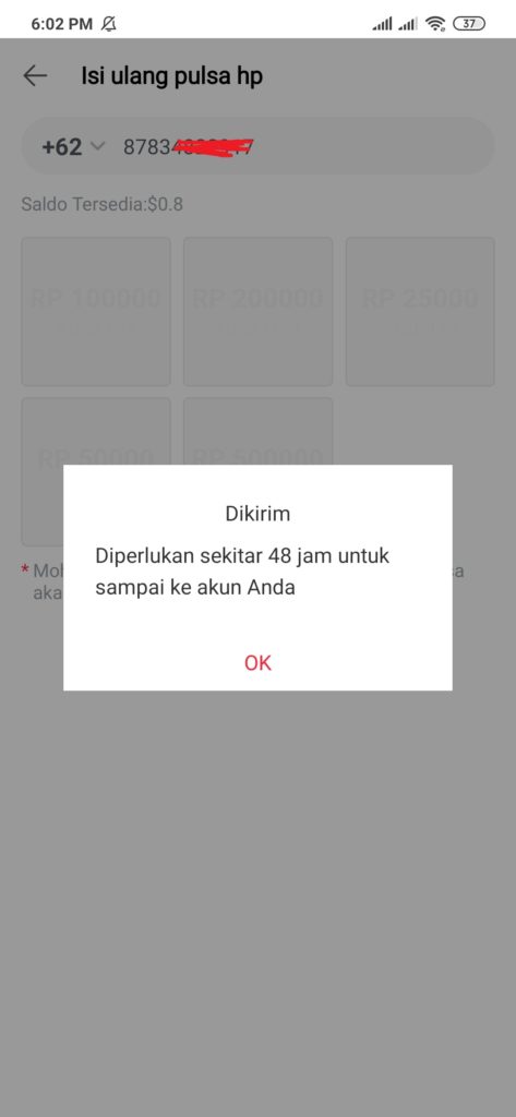 pulsa gratis dari wesing