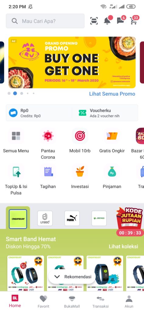 akun bukalapak