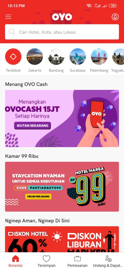 Aplikasi OYO