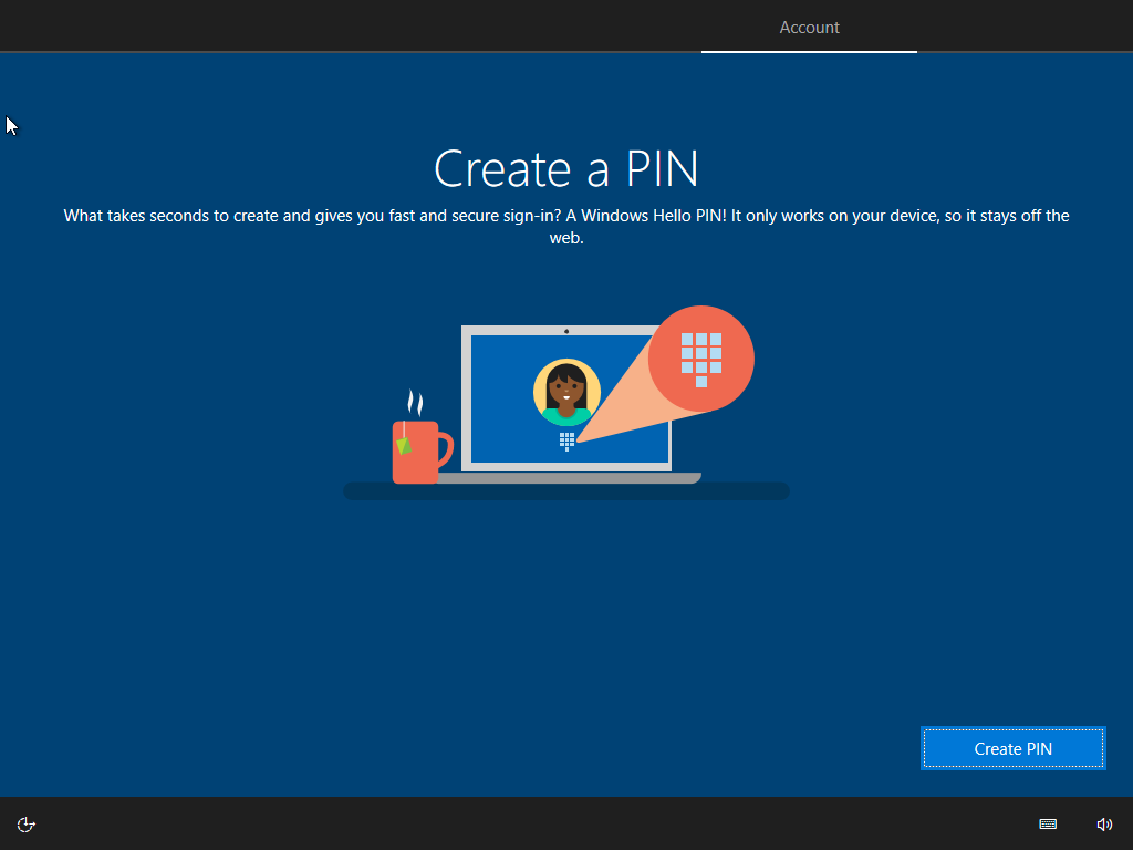 membuat pin windows 10