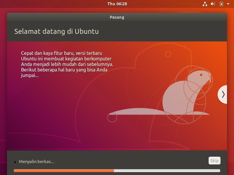 Instal Ubuntu 18.04