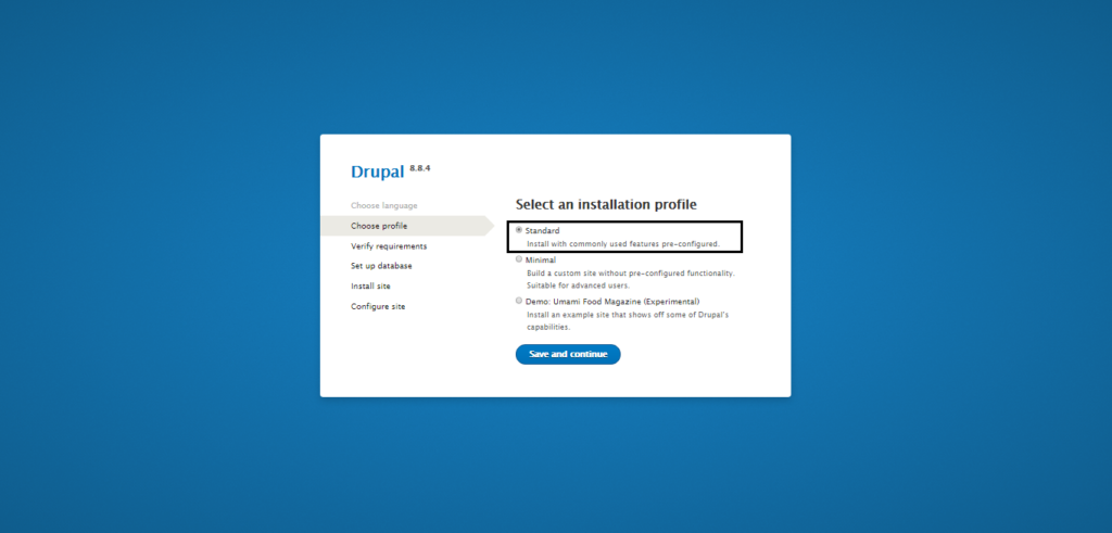 Instal Web Drupal