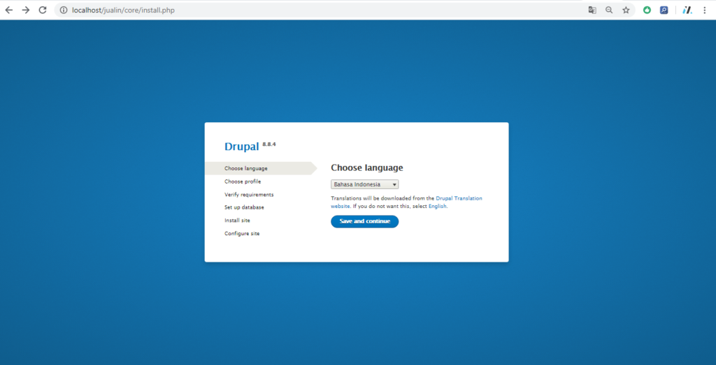 Cara Mudah Instal Web Drupal