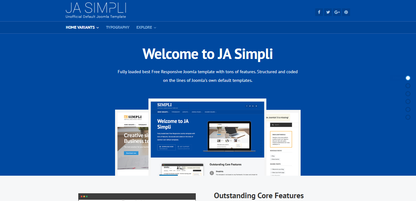 Instal Template Joomla