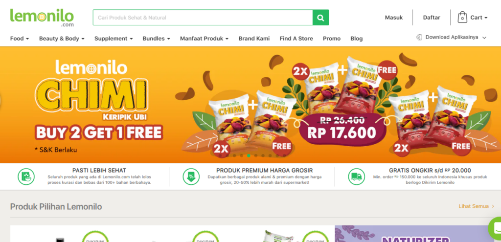 Situs Jual Makanan Online Terbaik