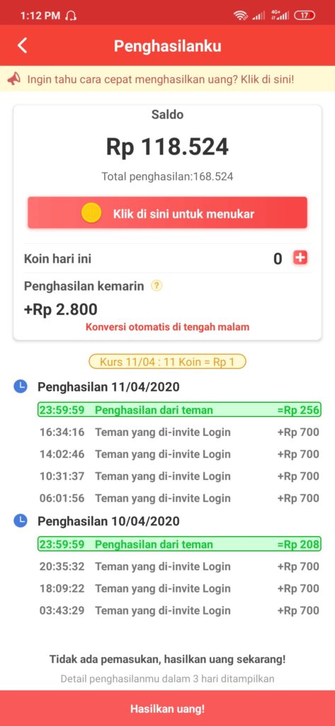 Menukarkankan dengan Diamonds Gratis