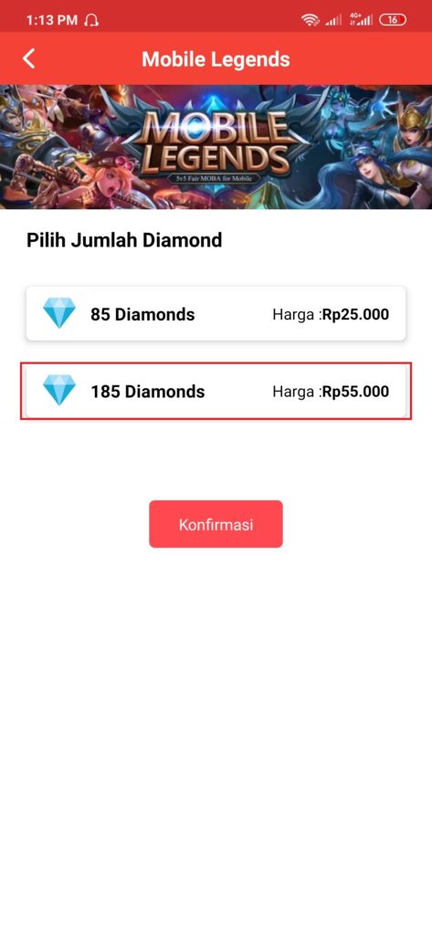 Diamonds Gratis Mobile Legends