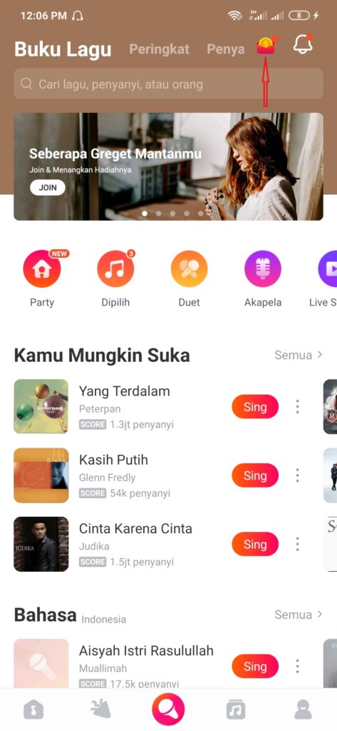 Cara Menukarkan Saldo Aplikasi Wesing Android dengan Dollar Gratis