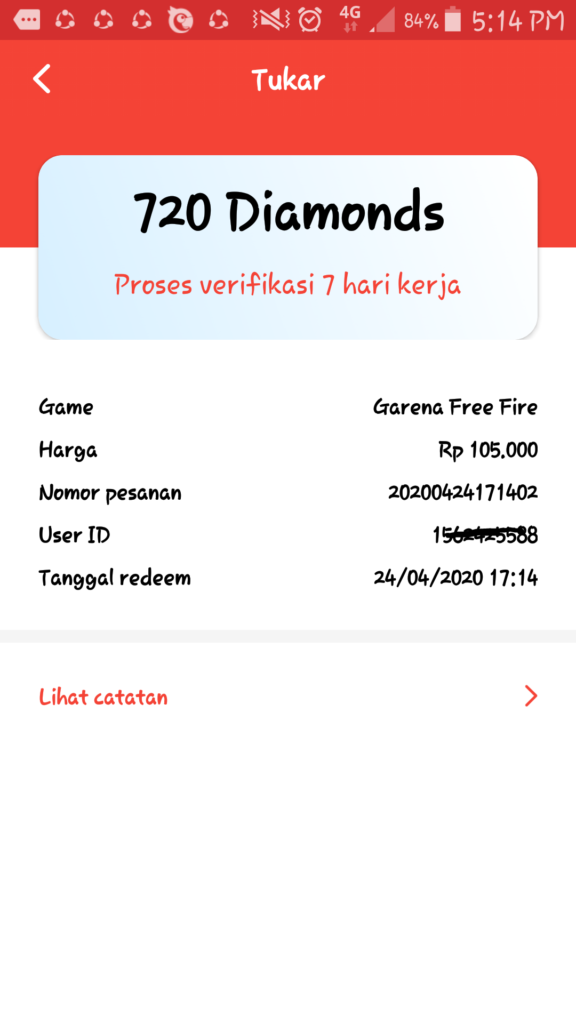 penukaran diamonds free fire