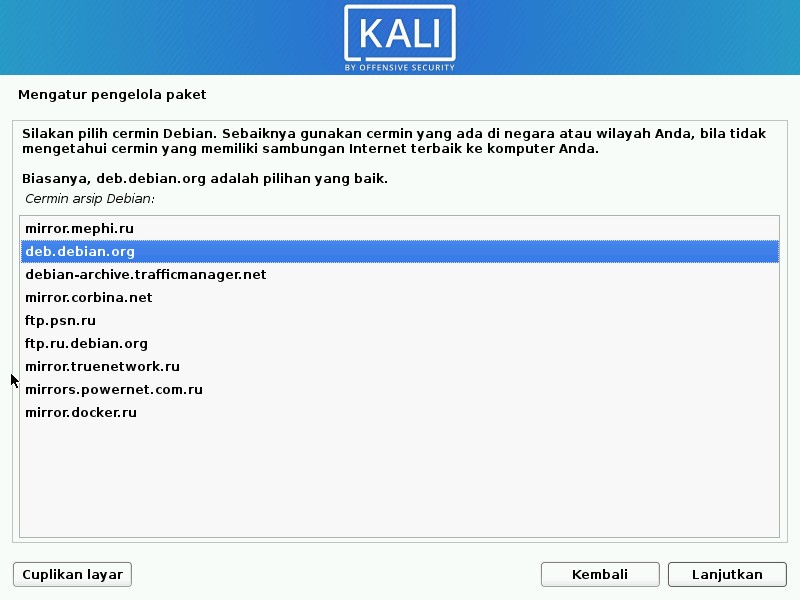 instal kali linux cara mudah instal triple boot