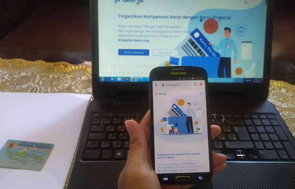 Cara Daftar Kartu Prakerja dari Hp Android