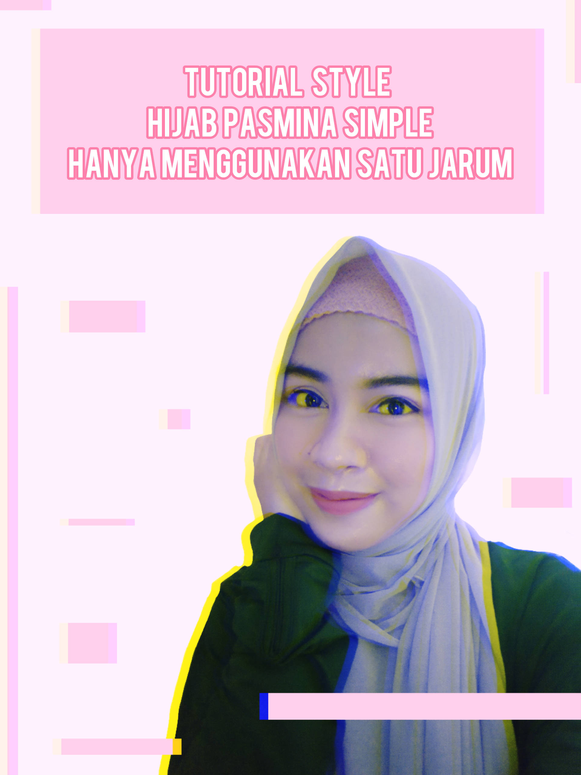 Tutorial Hijab Pashmina, Tutorial pashmina simple, simple, mudah, tutorial