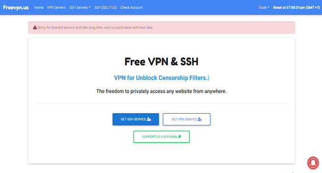 Free VPN dan SSH