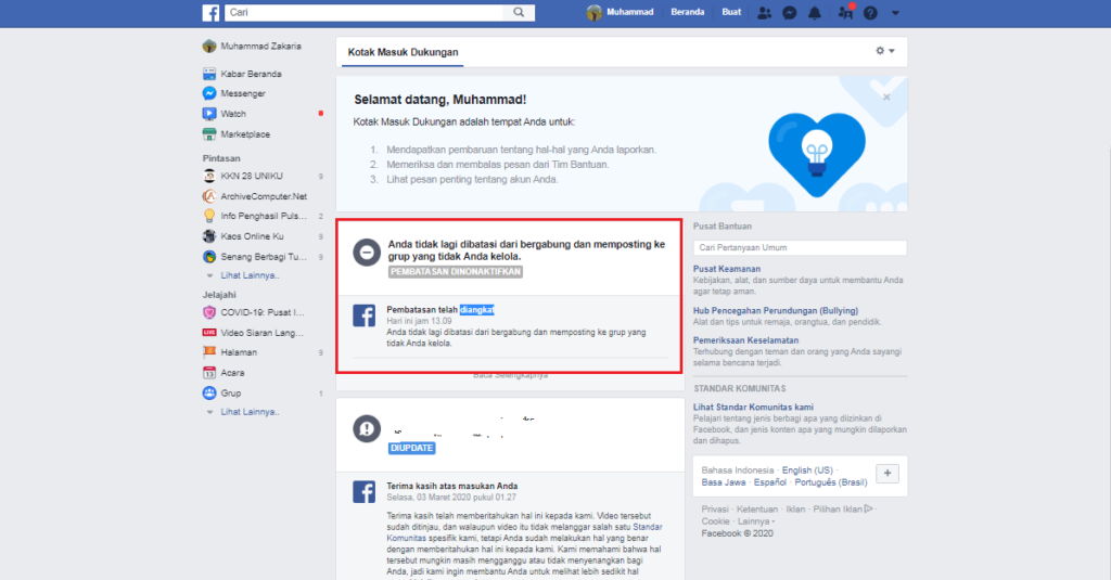 Cara Mengatasi Pesan Anda tidak dapat dikirim di Facebook