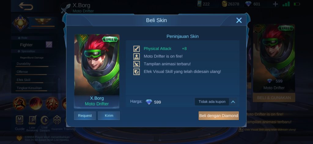 Memebeli Diamonds Mobile Legends