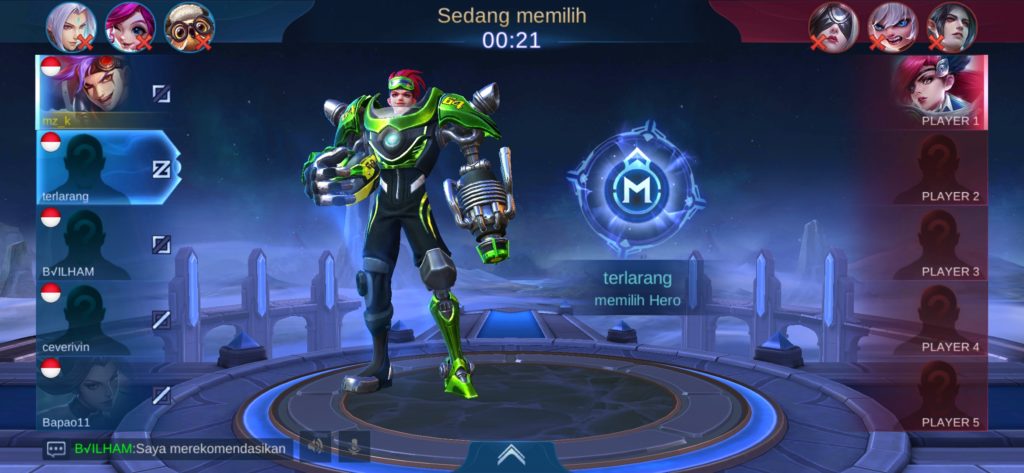 tes skin mobile legends