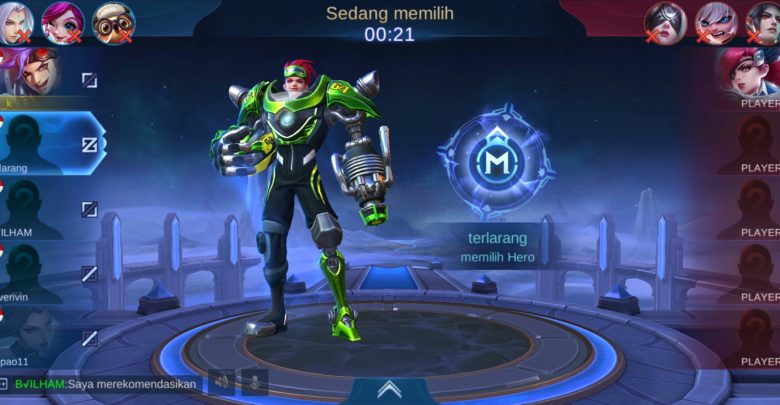 Membeli Hero dan skin