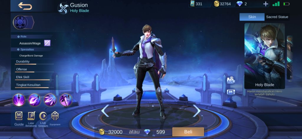 membeli hero mobile legends