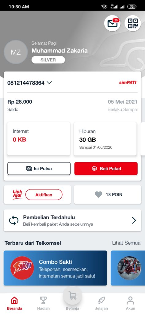 Paket GamesMax Telkomsel