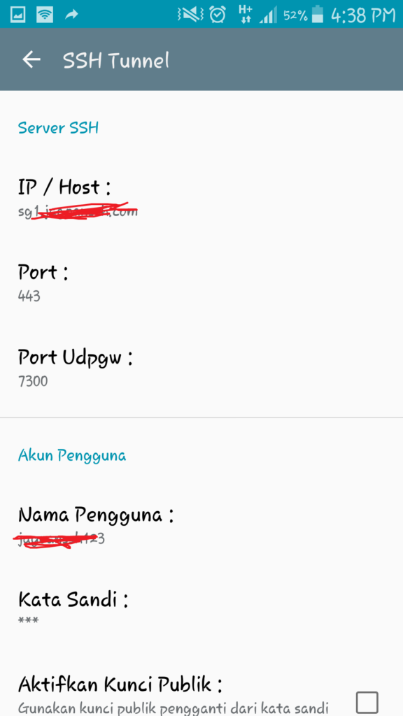 ssh tunnel Kuota GamesMax Menjadi Kuota Utama