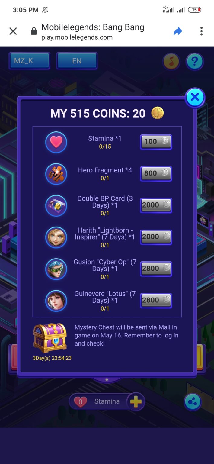 √ Cara Mendapatkan Skin Gratis Mobile Legends dari Event