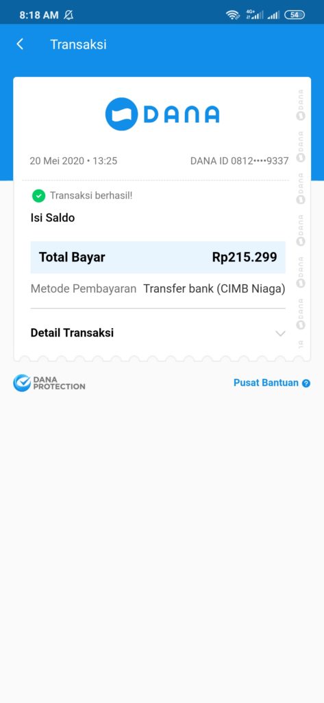 Bukti Penarikan Uang dari Xp Sindonesia