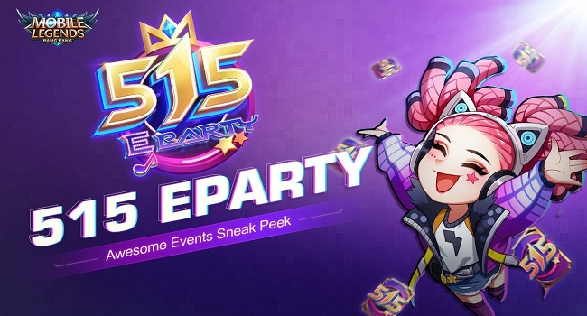 √ Cara Mendapatkan Skin Gratis Mobile Legends dari Event 515 Eparty