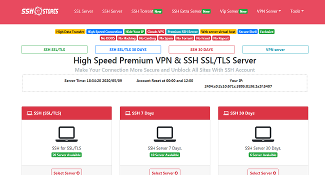 SSH Stores